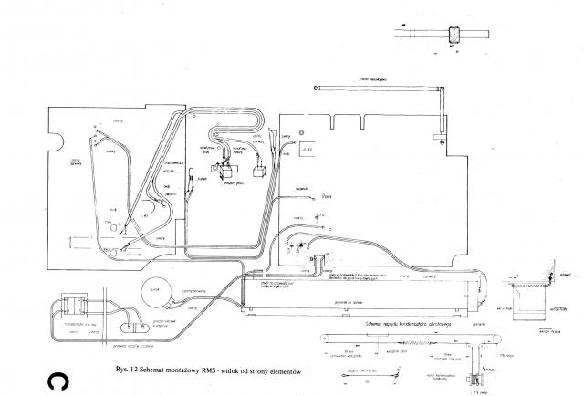 ZRK RMS-475A Schemat mechaniczny montażowy zdjęcie