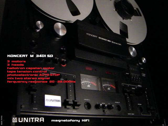 UNITRA ZRK - magnetofon szpulowy M3401SD zdjęcie